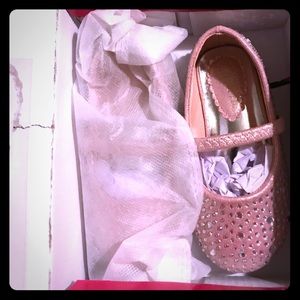 Size 6 toddler girls bling shoe